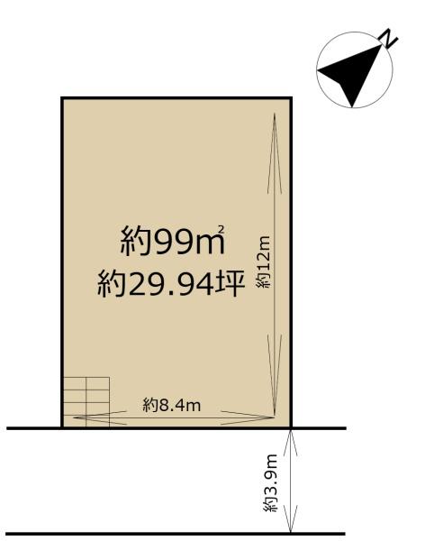 大津市八屋戸の売土地