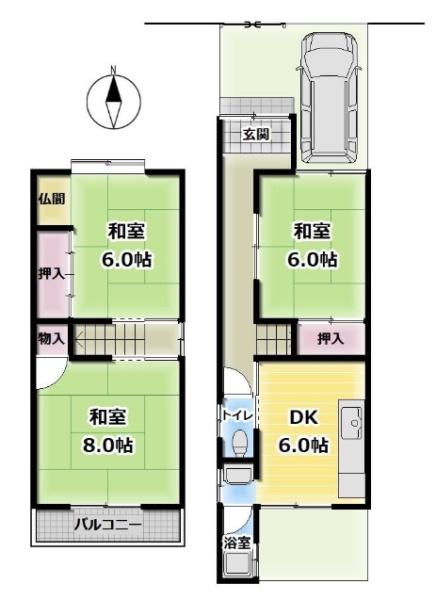 京都市伏見区醍醐新開の中古一戸建