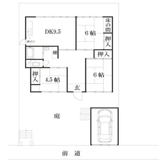 大津市南小松の中古一戸建