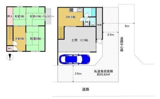 京都市山科区西野山百々町の中古一戸建