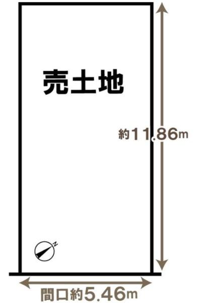 京都市西京区下津林中島町の売土地