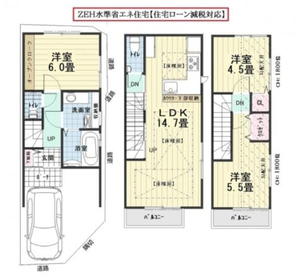 京都市下京区西七条石井町の新築一戸建