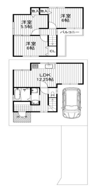 京都市南区上鳥羽西浦町の中古一戸建