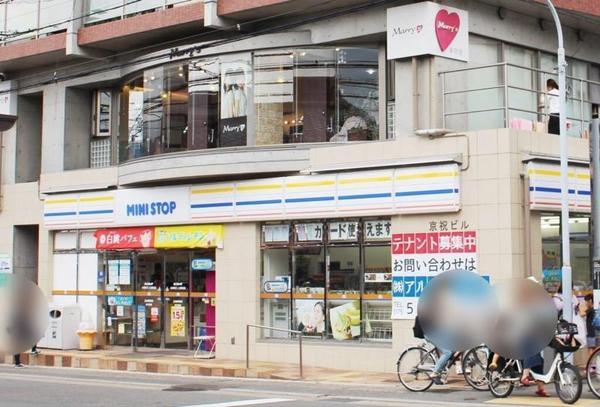 京都市右京区嵯峨野開町の土地(ミニストップ太秦帷子ノ辻駅前店)