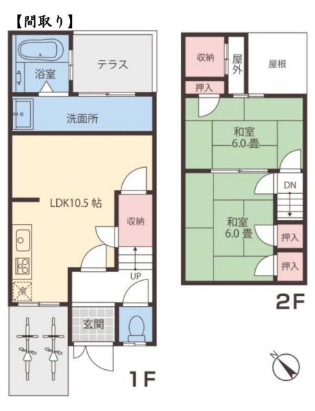 京都市伏見区淀木津町の中古テラスハウス