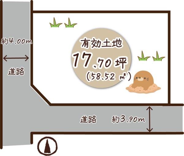 京都市右京区常盤柏ノ木町の売土地