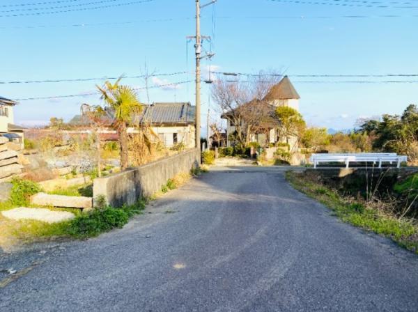 大津市八屋戸の土地(前面道路含む現地写真)