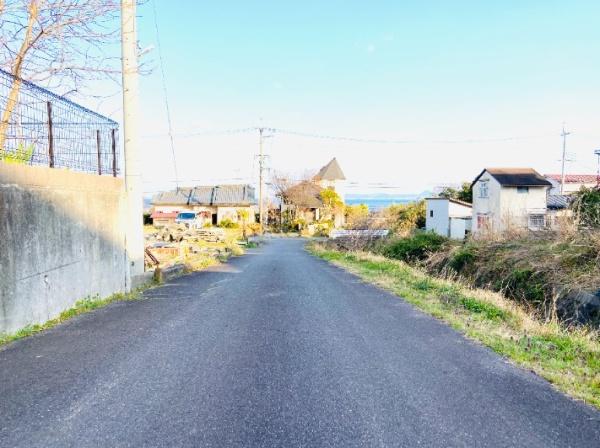 大津市八屋戸の土地(前面道路含む現地写真)