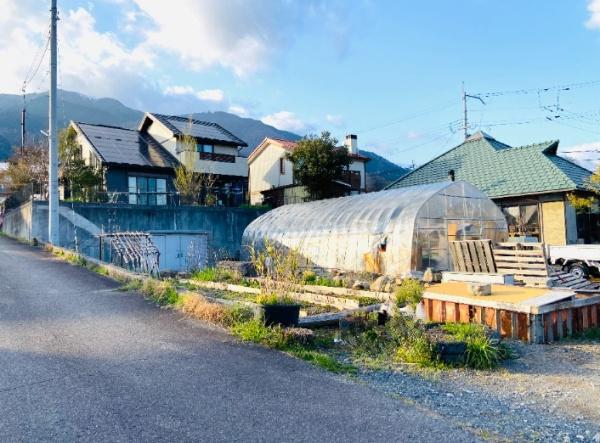 大津市八屋戸の土地(前面道路含む現地写真)