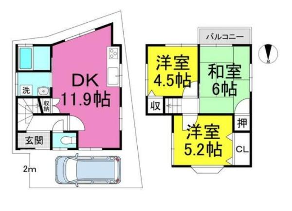 京都市伏見区醍醐南里町の中古一戸建