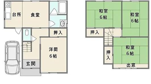 京都市伏見区羽束師志水町の中古一戸建