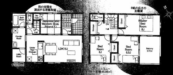 大津市雄琴５丁目の新築一戸建