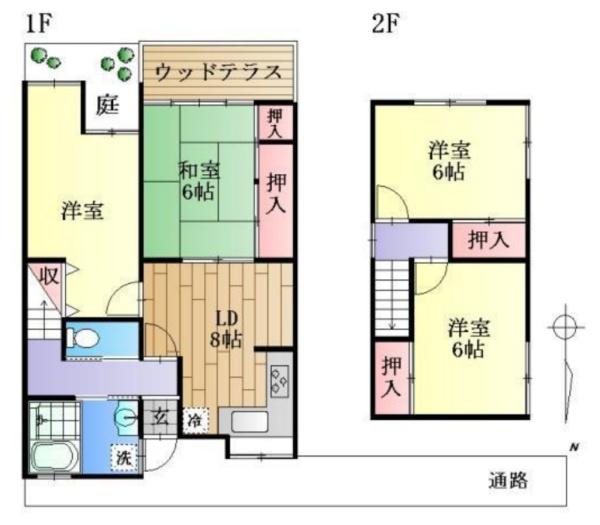 京都市下京区柿本町の中古テラスハウス