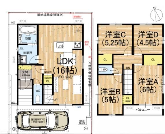 京都市西京区大枝沓掛町の新築一戸建