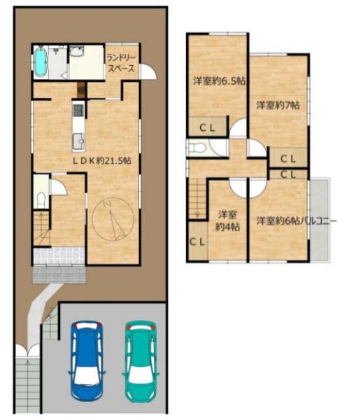 大津市木の岡町の中古一戸建