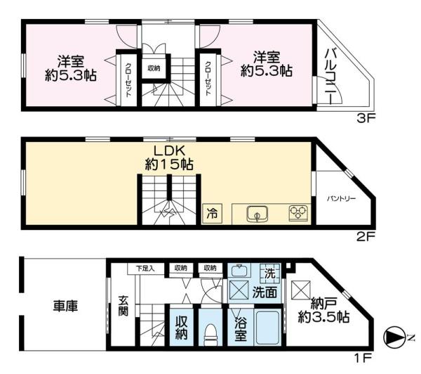京都市右京区西京極堤下町の新築一戸建