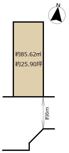 京都市右京区嵯峨野南浦町の売土地