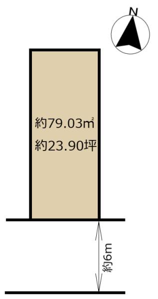 京都市右京区嵯峨野南浦町の売土地