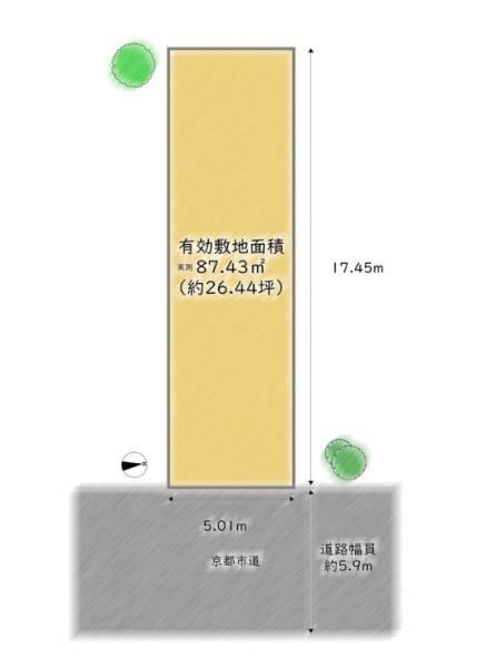 京都市西京区上桂宮ノ後町の売土地