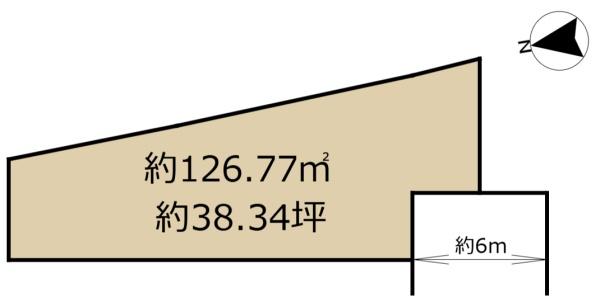 京都市山科区北花山市田町の売土地