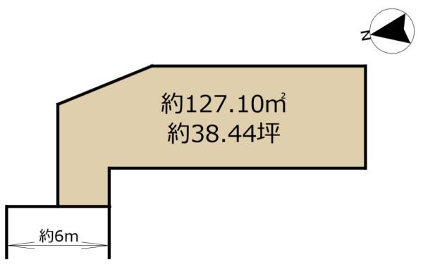京都市山科区北花山市田町の売土地