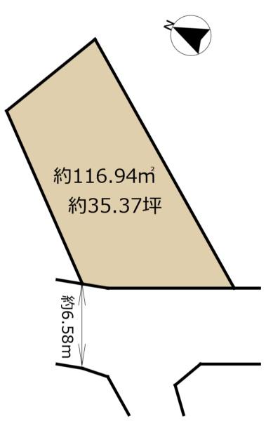 京都市山科区北花山市田町の売土地