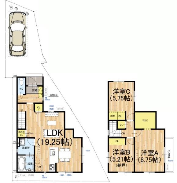 京都市右京区嵯峨野南浦町の新築一戸建
