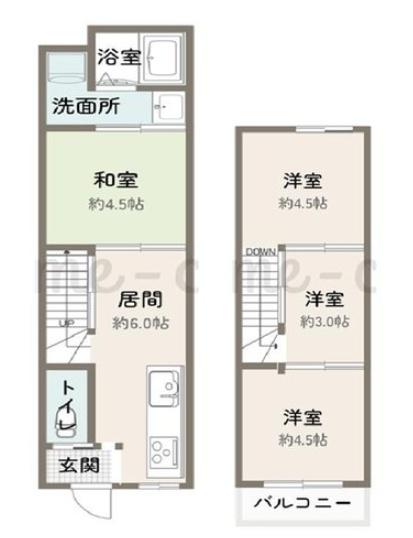 京都市右京区花園寺ノ内町の中古テラスハウス