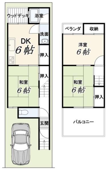 京都市伏見区淀樋爪町の中古一戸建