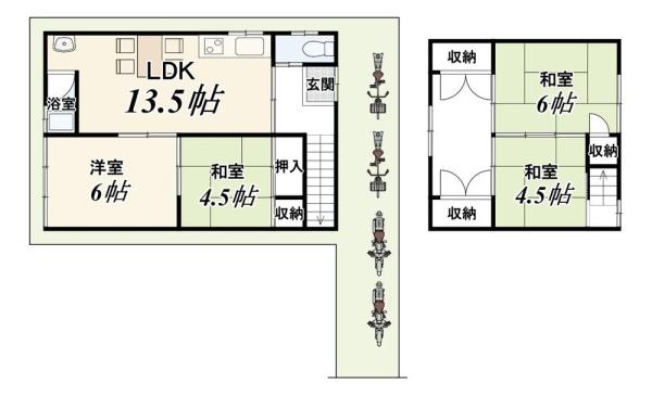 京都市右京区西京極下沢町の中古一戸建