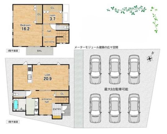 京都市右京区嵯峨広沢南野町の中古一戸建