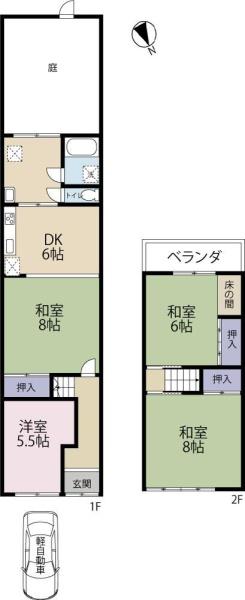 京都市西京区大原野南春日町の中古一戸建て