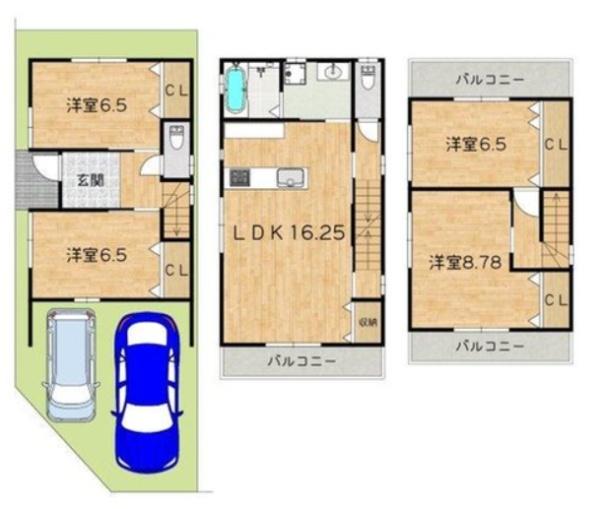 京都市山科区西野櫃川町の新築一戸建