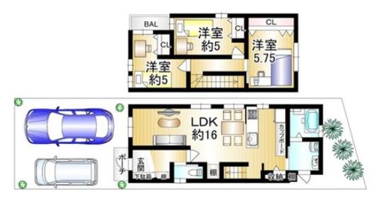 京都市西京区山田出口町の新築一戸建