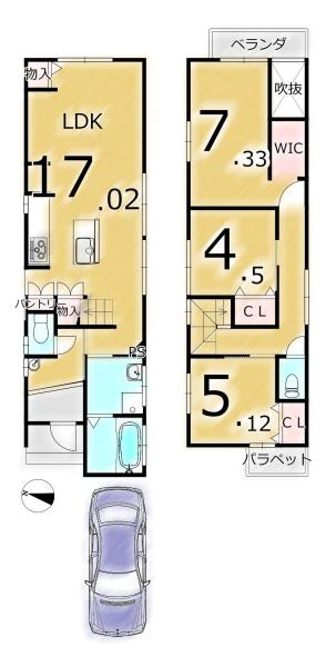京都市西京区上桂前田町の新築一戸建