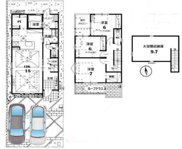 京都市山科区安朱馬場ノ東町の新築一戸建