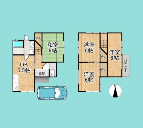 京都市伏見区醍醐御霊ケ下町の中古一戸建て