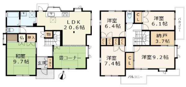 大津市本宮２丁目の中古一戸建