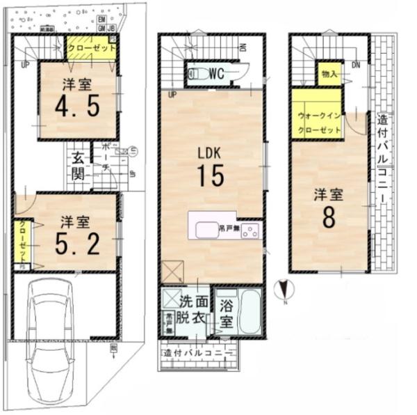 京都市伏見区深草フチ町の新築一戸建