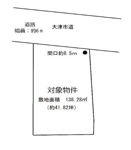 大津市石山寺４丁目の土地