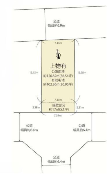 大津市田辺町の土地