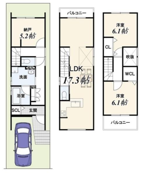 京都市伏見区納所町の新築一戸建