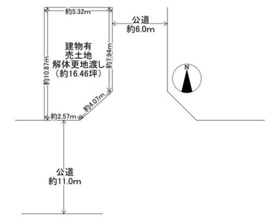 京都市右京区西院西平町の土地