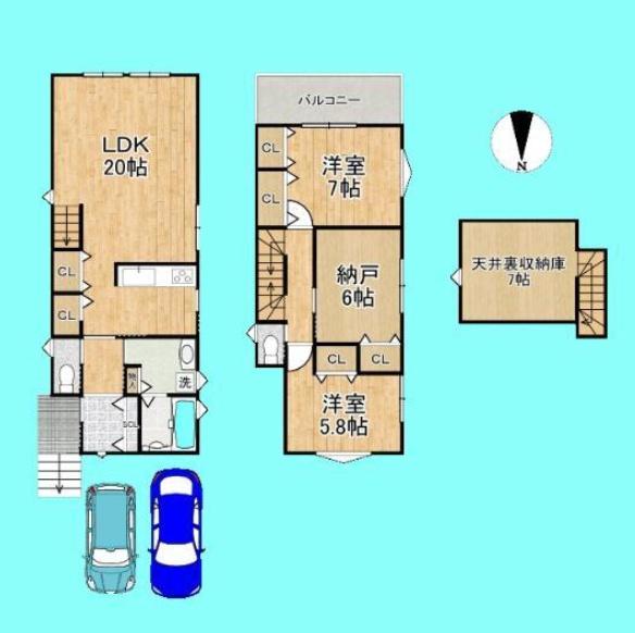 京都市伏見区深草大亀谷万帖敷町の中古一戸建て