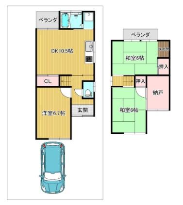 京都市西京区大原野上里北ノ町の中古一戸建