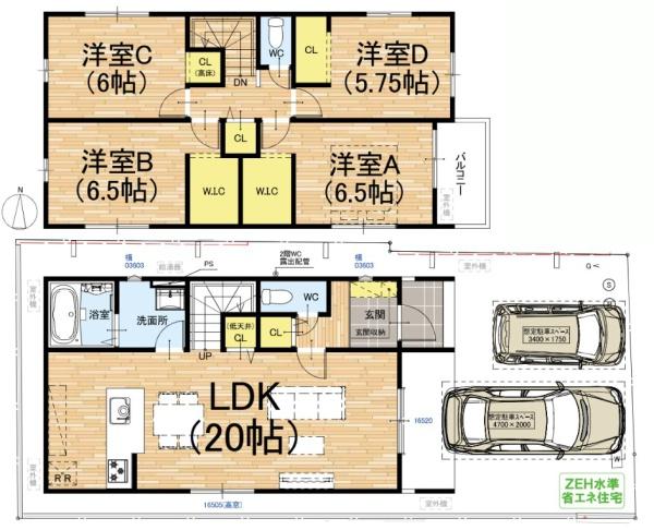 京都市伏見区桃山与五郎町の新築一戸建