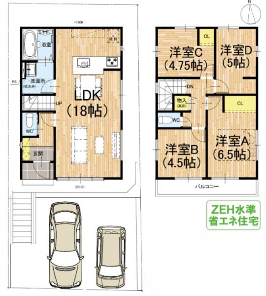 京都市伏見区醍醐古道町の新築一戸建