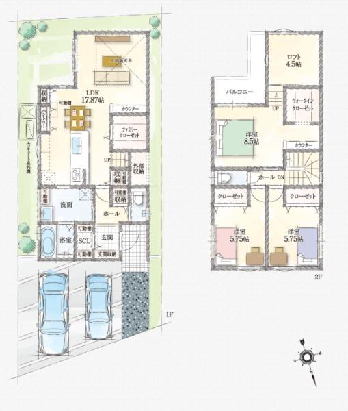 大津市下阪本２丁目の新築一戸建