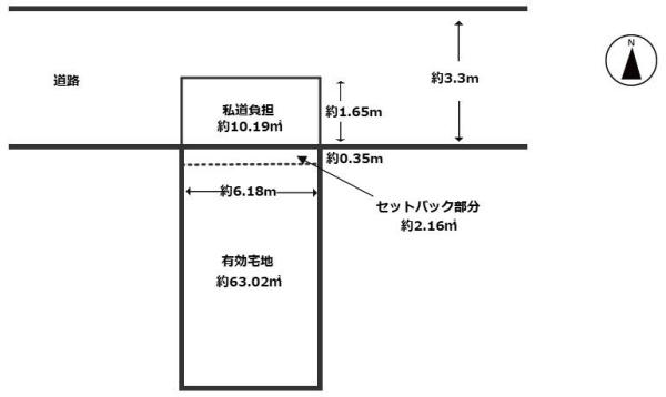 京都市右京区太秦安井北御所町の土地