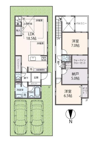 京都市伏見区桃山井伊掃部東町の新築一戸建